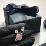 AAA Fake APM Monaco 925Silver Pink Planet Earrings